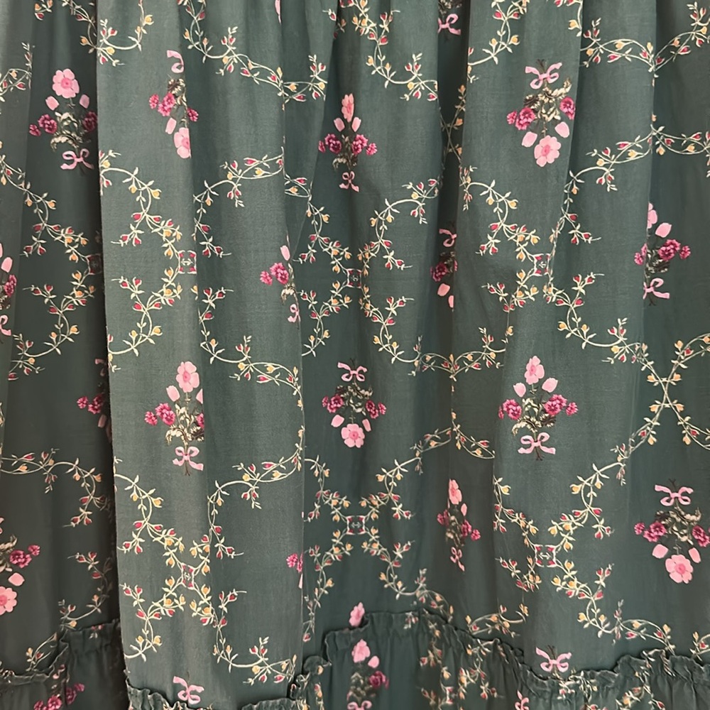 Hill House The Ellie Nap Dress Emerald Trellis - Picture 5 of 7